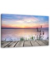 Canvas prints for living room - Sunset bridge. Dress your walls! | FEEBY