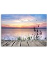 Canvas prints for living room - Sunset bridge. Dress your walls! | FEEBY