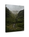 Canvas print - Mountain river in the mist | FEEBY