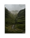 Canvas print - Mountain river in the mist | FEEBY