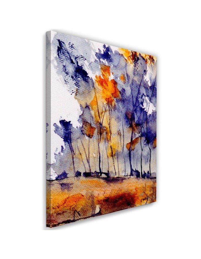 Canvas print - Abstract pastel trees | FEEBY