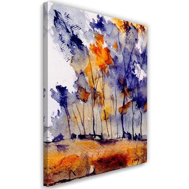 Canvas print - Abstract pastel trees | FEEBY