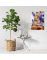 Canvas print - Abstract pastel trees | FEEBY