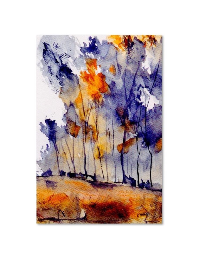 Canvas print - Abstract pastel trees | FEEBY