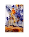 Canvas print - Abstract pastel trees | FEEBY
