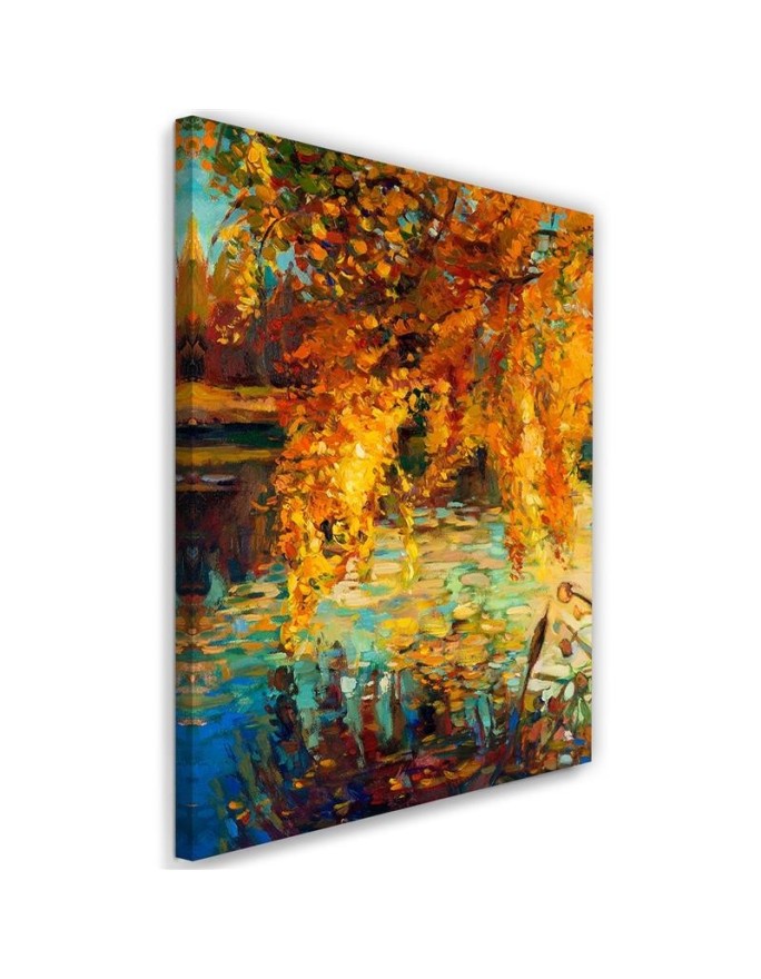 Canvas print Painted autumn...