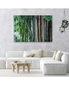 Bamboo forest nature - Canvas wall art painting | FEEBY