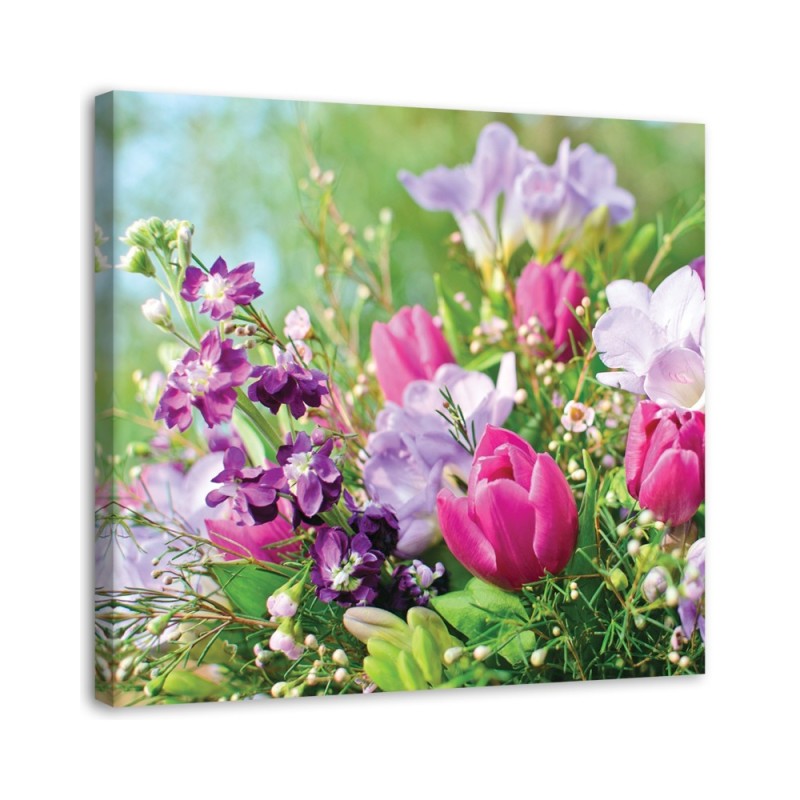 Bouquet of flowers - Canvas print | FEEBY