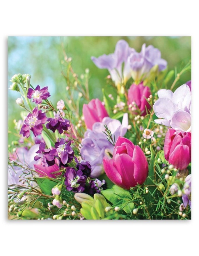 Bouquet of flowers - Canvas print | FEEBY