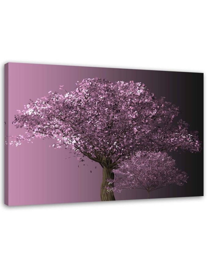 Canvas print Purple tree