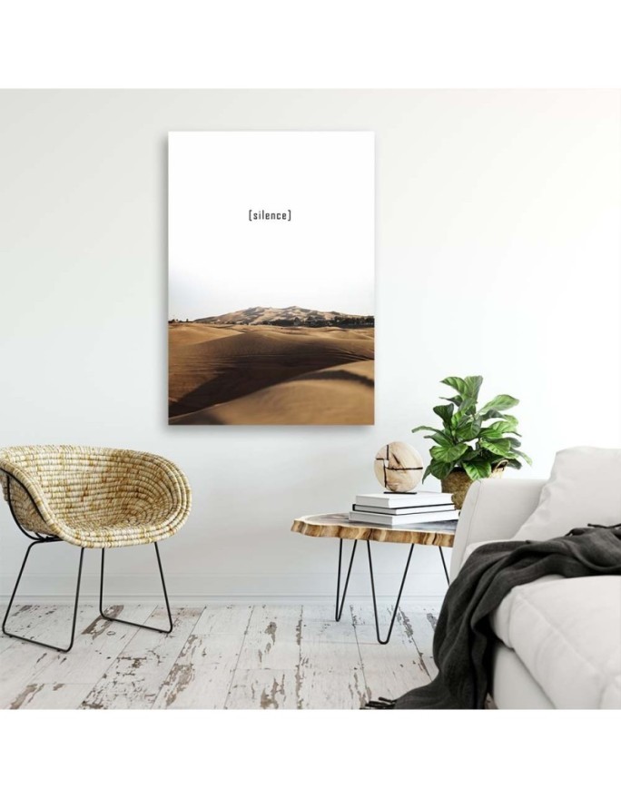 Canvas prints for living room - Silence landscape nature caption | FEEBY