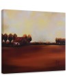 Modern Canvas painting for bedroom - View of a field in the countryside | FEEBY