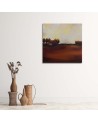 Modern Canvas painting for bedroom - View of a field in the countryside | FEEBY