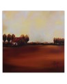 Modern Canvas painting for bedroom - View of a field in the countryside | FEEBY
