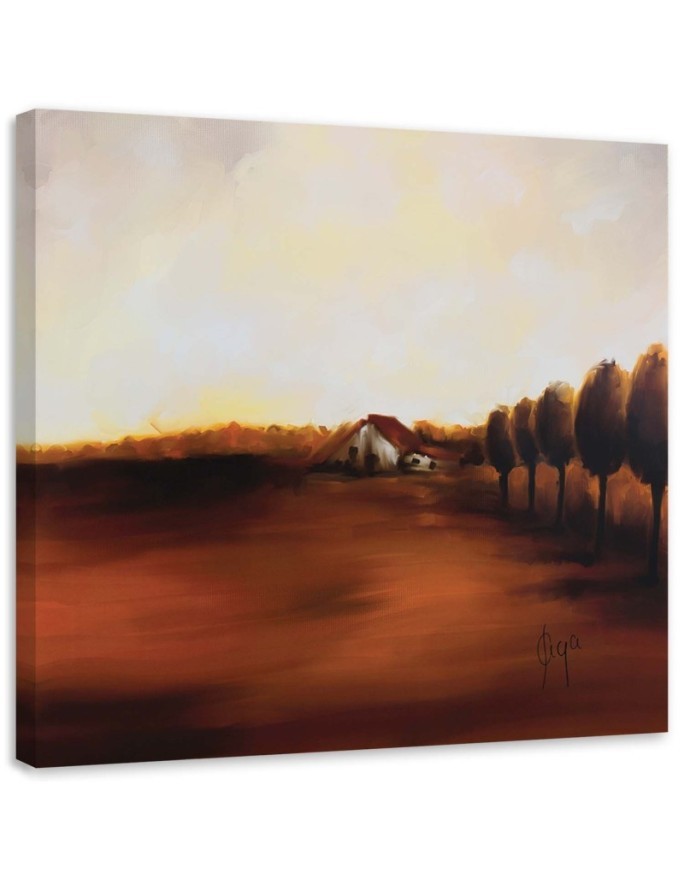 Canvas print - Summer countryside view | FEEBY
