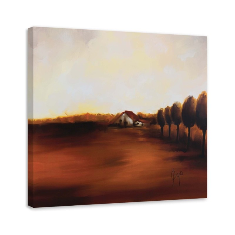 Canvas print - Summer countryside view | FEEBY