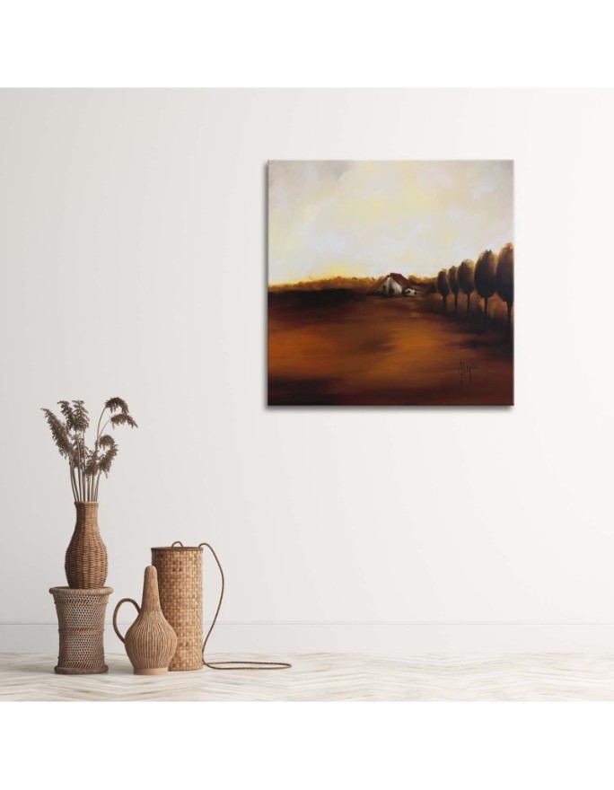 Canvas print - Summer countryside view | FEEBY