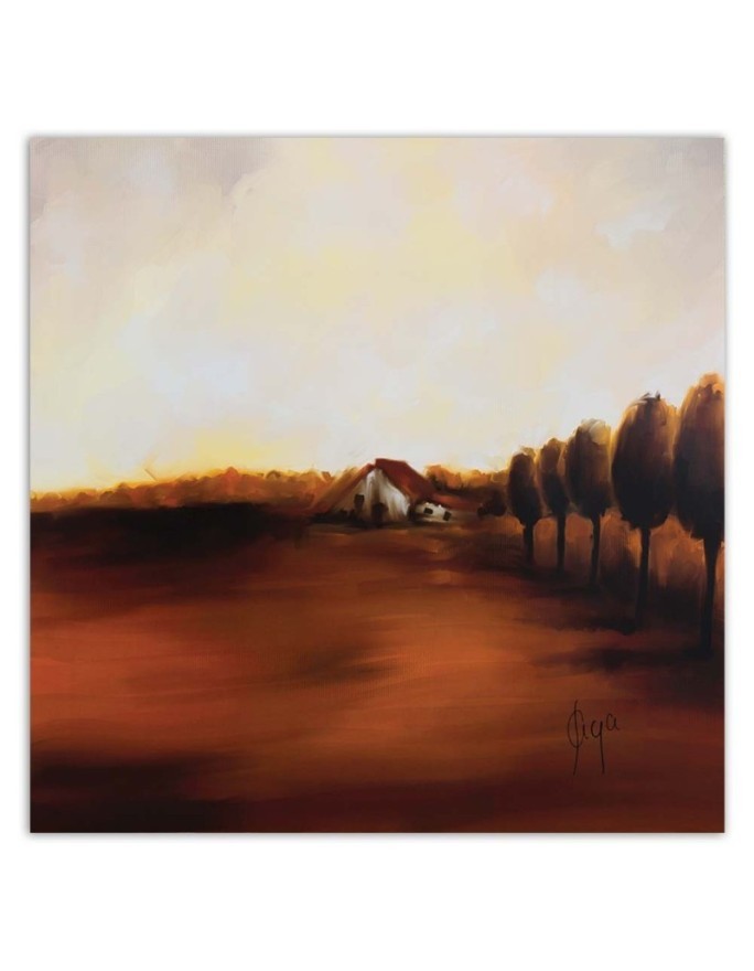 Canvas print - Summer countryside view | FEEBY