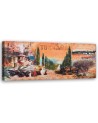 Modern Canvas painting for living room - Tuscany postcard | FEEBY