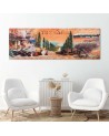 Modern Canvas painting for living room - Tuscany postcard | FEEBY