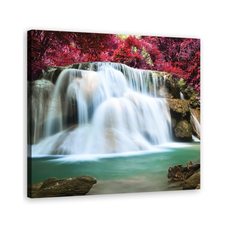 Canvas prints for living room - Waterfall landscape | FEEBY
