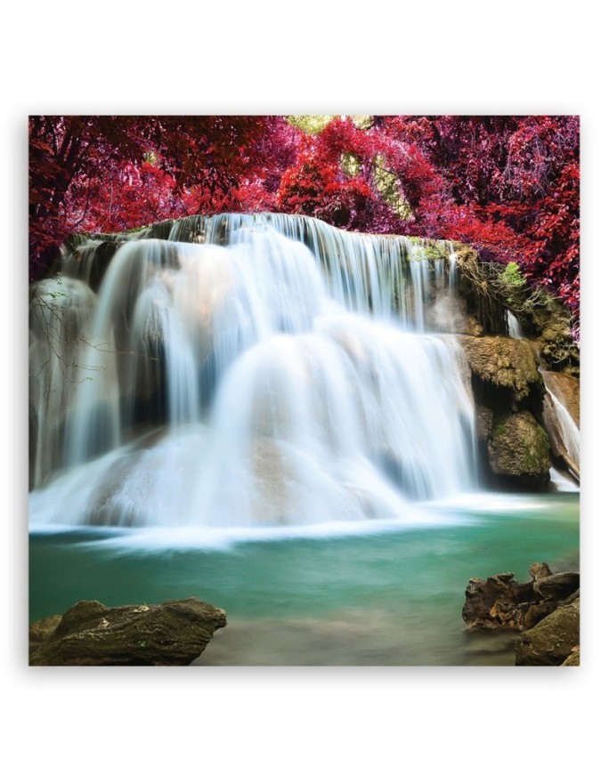 Canvas prints for living room - Waterfall landscape | FEEBY