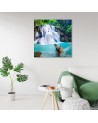 Canvas painting - Waterfall landscape | FEEBY