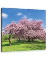 Canvas print modern - Landscape pink trees | FEEBY