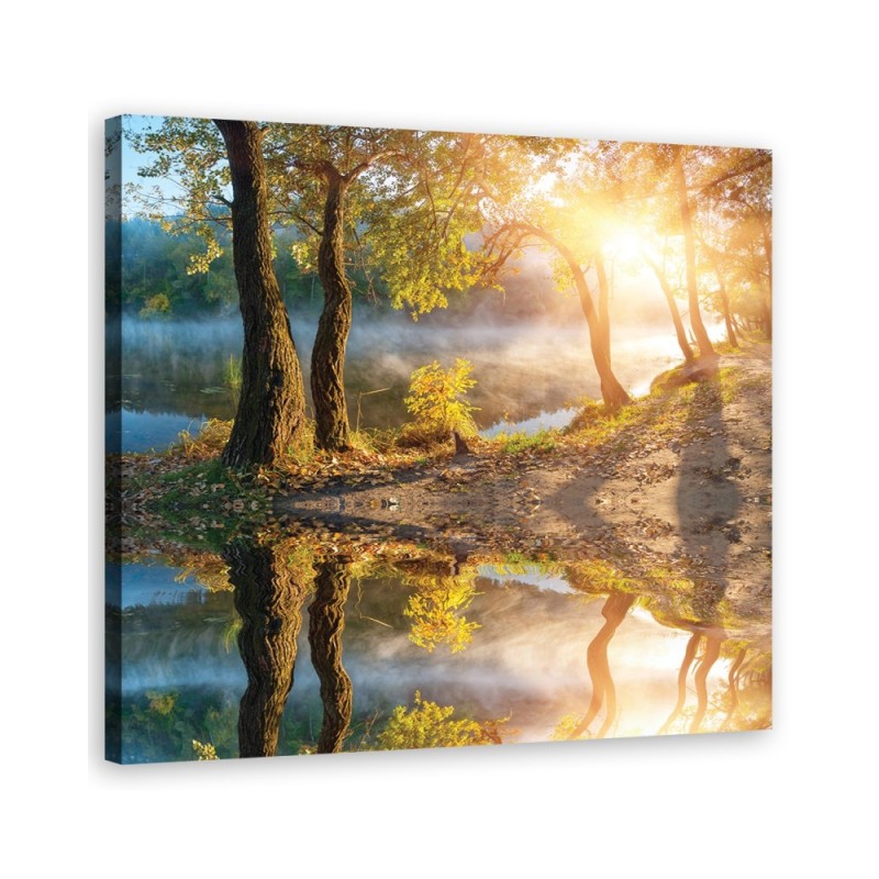 Canvas print - Landscape lake forest | FEEBY