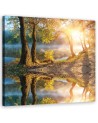 Canvas print - Landscape lake forest | FEEBY
