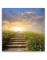 Modern Canvas painting for living room - Landscape nature meadow | FEEBY