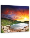 Landscape sunset - Canvas print | FEEBY