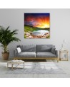Landscape sunset - Canvas print | FEEBY