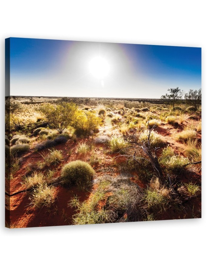 Desert landscape - Living room Canvas painting | FEEBY