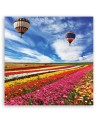 Canvas prints for living room - Landscape of a colourful meadow of flowers | FEEBY