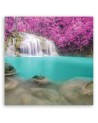 Modern Canvas painting for bedroom - Landscape waterfall purple | FEEBY