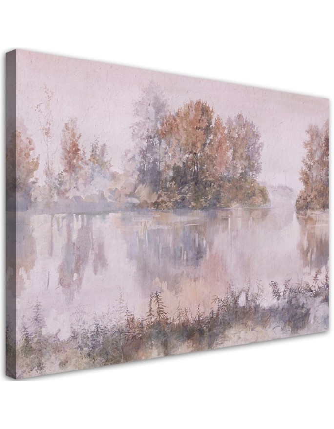 Canvas print modern - Lake view landscape | FEEBY