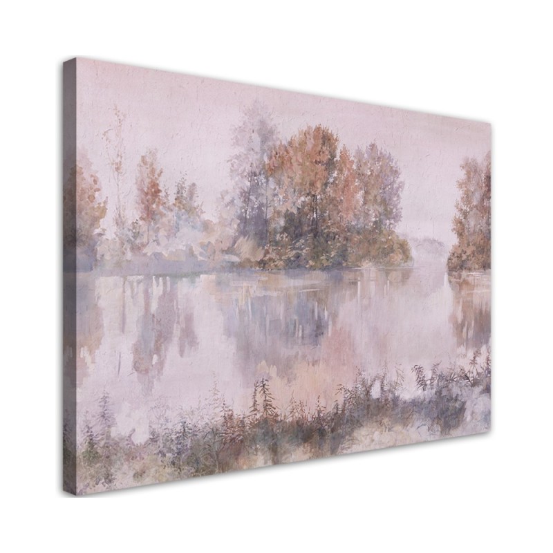 Canvas print modern - Lake view landscape | FEEBY