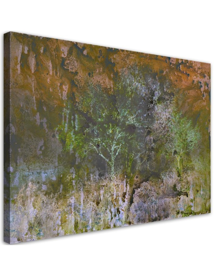 Canvas print - Tree landscape in a meadow | FEEBY