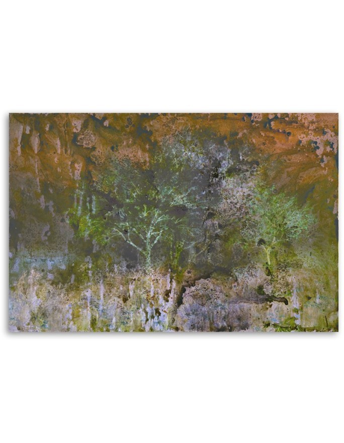 Canvas print - Tree landscape in a meadow | FEEBY