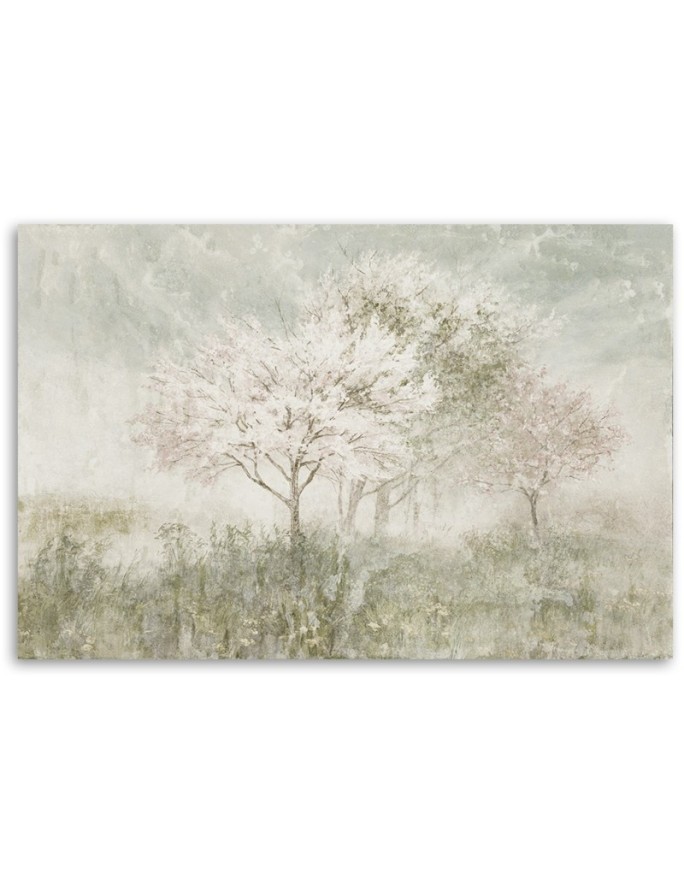 Canvas print - Flowering tree in a meadow | FEEBY