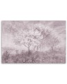 Modern Canvas painting for living room - Tree in a meadow landscape | FEEBY