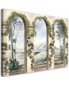 Canvas painting - Columns and arches with ivy | FEEBY