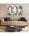 Canvas painting - Columns and arches with ivy | FEEBY