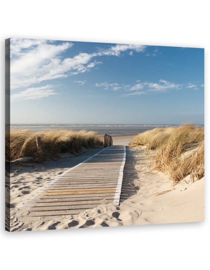 Modern Canvas painting for bedroom - Beach North Sea Dunes. Buy now| | FEEBY