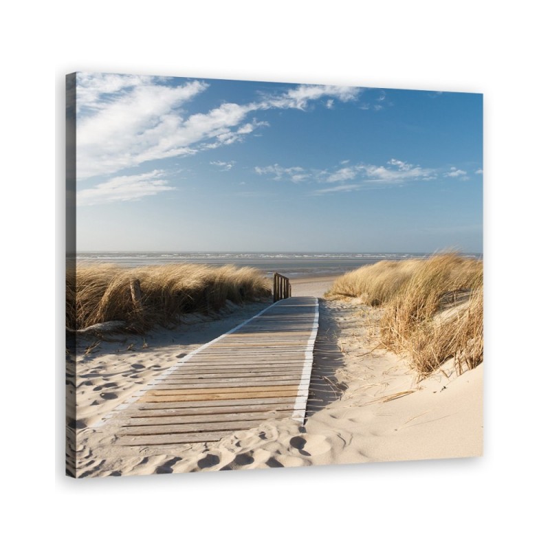Modern Canvas painting for bedroom - Beach North Sea Dunes. Buy now| | FEEBY