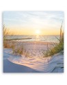 Canvas prints for living room - Sunset on the beach | FEEBY