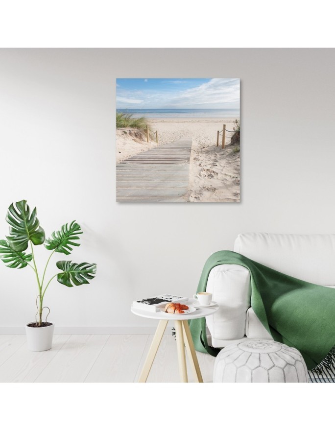 Canvas print modern - Sea Sand Landscape. Dress your walls! | FEEBY