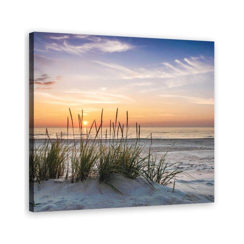 Modern Canvas painting for living room - Sunset on the beach | FEEBY