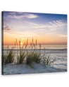 Modern Canvas painting for living room - Sunset on the beach | FEEBY